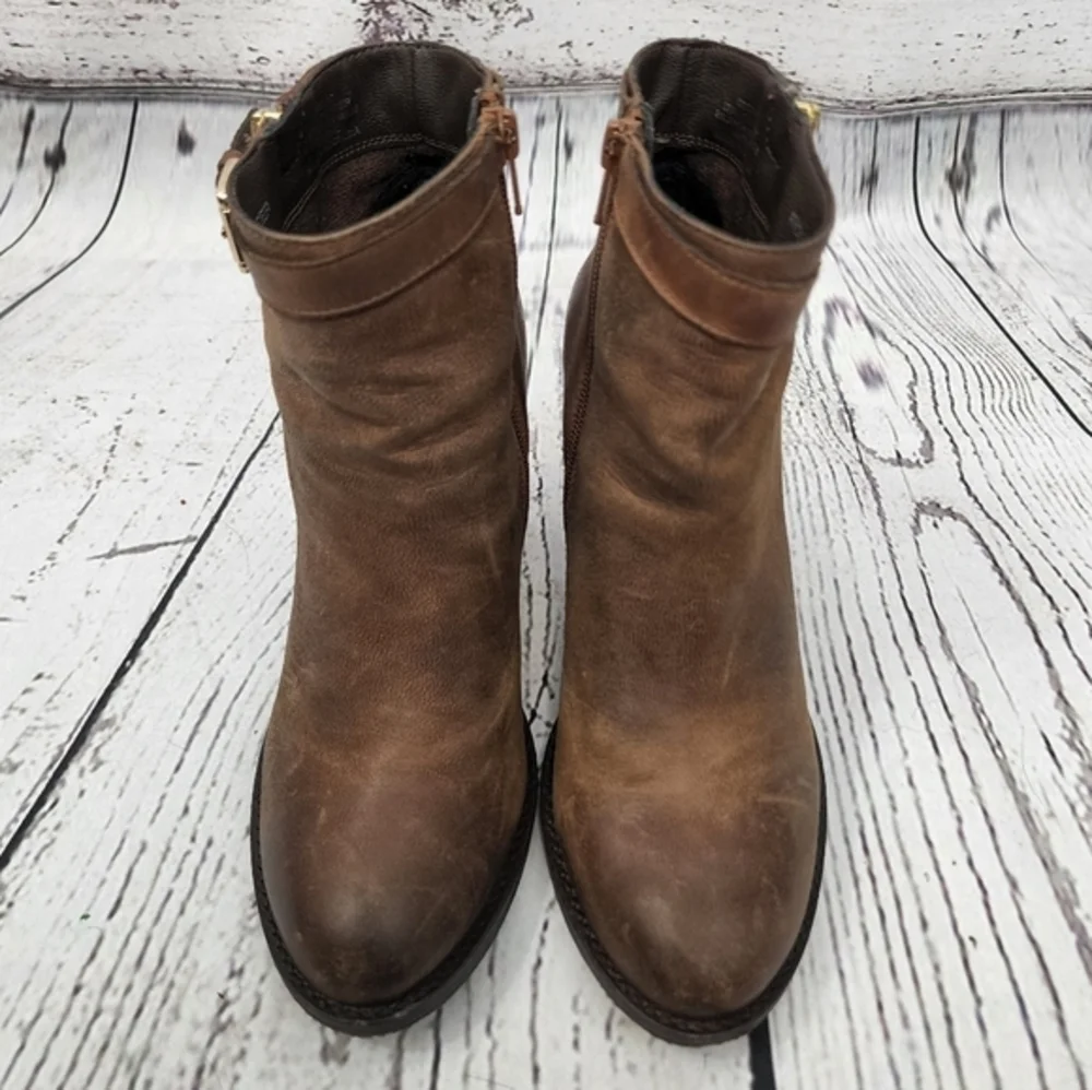 Steve Madden Woodmeer Cognac‎ Fringed Booties
